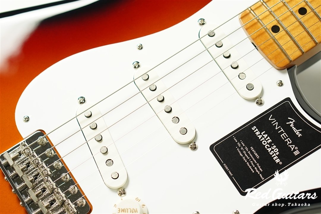 Vintera III Late 50s Stratocaster - 3-Color Sunburst